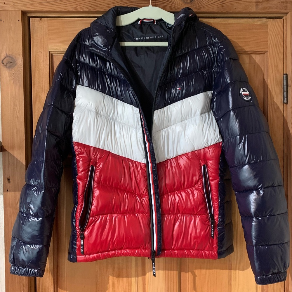 Tommy Hilfiger hoodie puffer jacket